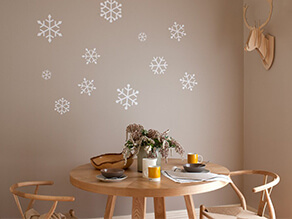 Soft neutral dining room setting